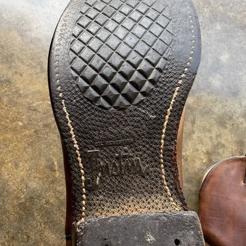 Beautiful Vintage Polished‎ Justin Cowboy Boots